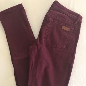 Joe’s Jeans in Burgundy